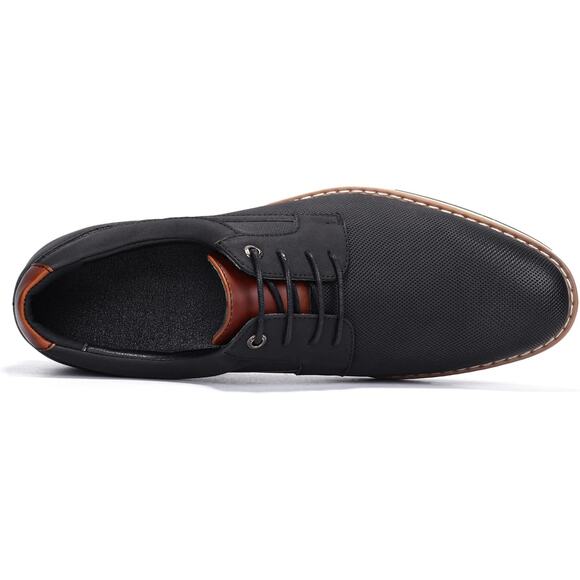 Men\'s Dress Shoes Casual Dress Sneaker, Lace-Up Oxfords Formal Comfort Derby, 9